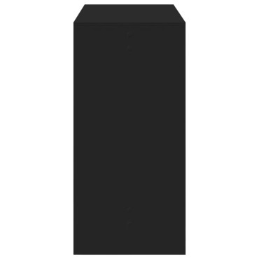 vidaXL Τραπέζι Μπαρ Μαύρο 102x50x103,5cm Επεξεργ. Ξύλο 1 τεμ.