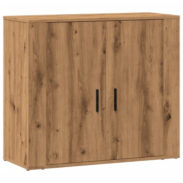 vidaXL Ντουλάπι Artisian Δρυς 80x33x70cm από Επεξεργασμένο Ξύλο 1 τεμ.