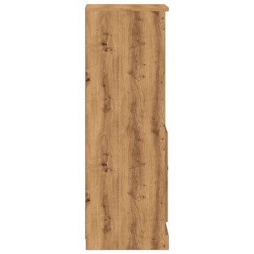 vidaXL Ντουλάπι Αρτισιανή Δρυς 36x35,5x103,5cm από Επεξεργασμένο Ξύλο 1 τεμ.