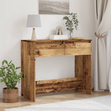 vidaXL Τραπέζι Κονσόλα Παλαιό Ξύλο 89x41x76,5cm Επεξεργασμένο Ξύλο 1 τεμ.