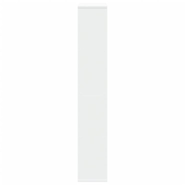 vidaXL Βιβλιοθήκη Λευκή 60x20x120cm από Επεξεργασμένο Ξύλο 1 τεμ.