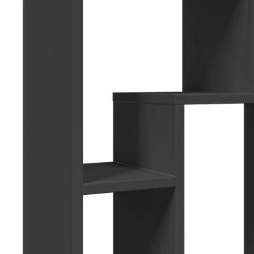 vidaXL Βιβλιοθήκη Μαύρη 63x20x90cm από Επεξεργασμένο Ξύλο 1 τεμ.