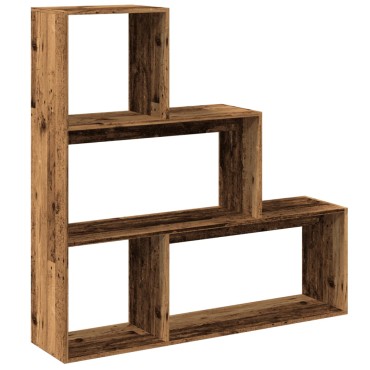 vidaXL Βιβλιοθήκη/Διαχωριστικό Χώρου 3 Επ. 123x29x123cm Επ. Ξύλο 1 τεμ.