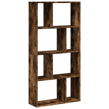 vidaXL Βιβλιοθήκη Καπνιστή Δρυς 60x20x120cm από Επεξεργασμένο Ξύλο 1 τεμ.