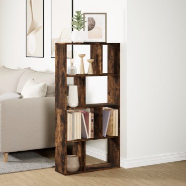 vidaXL Βιβλιοθήκη Καπνιστή Δρυς 60x20x120cm από Επεξεργασμένο Ξύλο 1 τεμ.