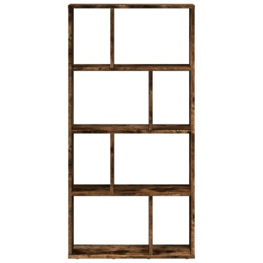 vidaXL Βιβλιοθήκη Καπνιστή Δρυς 60x20x120cm από Επεξεργασμένο Ξύλο 1 τεμ.