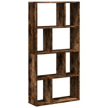 vidaXL Βιβλιοθήκη Καπνιστή Δρυς 60x20x120cm από Επεξεργασμένο Ξύλο 1 τεμ.