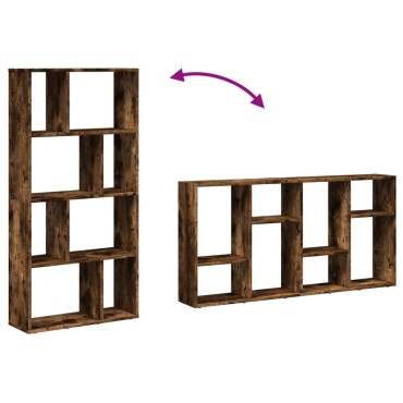 vidaXL Βιβλιοθήκη Καπνιστή Δρυς 60x20x120cm από Επεξεργασμένο Ξύλο 1 τεμ.
