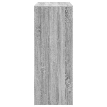 vidaXL Τραπέζι Μπαρ Γκρι Sonoma 90x40x103,5cm από Επεξεργ. Ξύλο 1 τεμ.