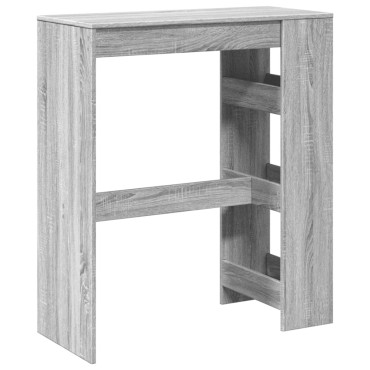 vidaXL Τραπέζι Μπαρ Γκρι Sonoma 90x40x103,5cm από Επεξεργ. Ξύλο 1 τεμ.
