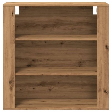 vidaXL Ντουλάπι Τοίχου Αρτισιανή Δρυς 80x33x80cm Επεξεργασμένο Ξύλο 1 τεμ.