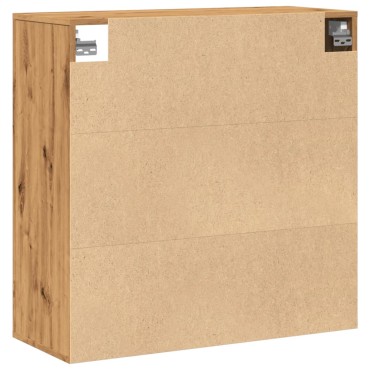 vidaXL Ντουλάπι Τοίχου Αρτισιανή Δρυς 80x33x80cm Επεξεργασμένο Ξύλο 1 τεμ.