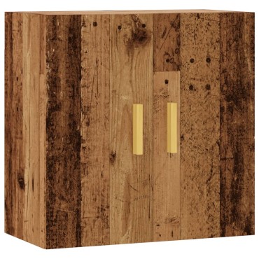 vidaXL Ντουλάπι Τοίχου Όψη Παλαιού Ξύλου 60x31x60cm Επεξεργασμένο Ξύλο 1 τεμ.