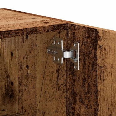 vidaXL Ντουλάπι Τοίχου Όψη Παλαιού Ξύλου 60x31x60cm Επεξεργασμένο Ξύλο 1 τεμ.
