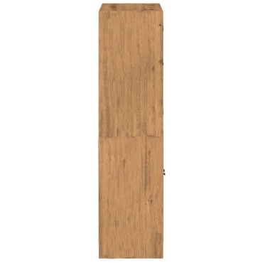vidaXL Ντουλάπα με Πόρτες Αρτισιανή Δρυς 68x37x142cm Επεξ. Ξύλο 1 τεμ.