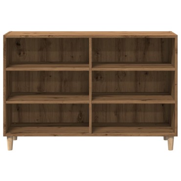 vidaXL Ραφιέρα Αρτισιανή Δρυς 103,5x35x70cm από Επεξεργ. Ξύλο 1 τεμ.