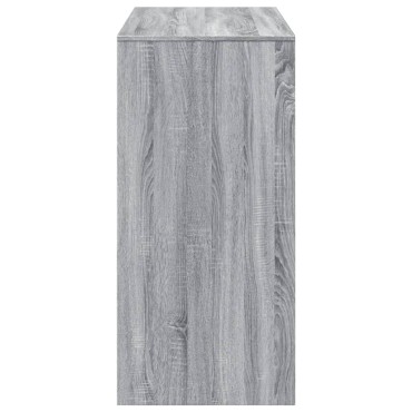 vidaXL Τραπέζι Μπαρ Γκρι Sonoma 102x50x103,5cm Επεξεργ. Ξύλο 1 τεμ.