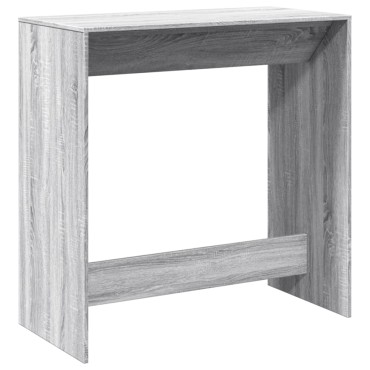 vidaXL Τραπέζι Μπαρ Γκρι Sonoma 102x50x103,5cm Επεξεργ. Ξύλο 1 τεμ.