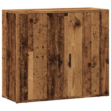 vidaXL Συρταριέρα Όψη Παλαιού Ξύλου 80x33x70cm Επεξεργασμένο Ξύλο 1 τεμ.
