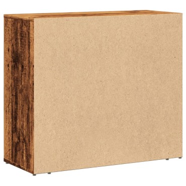 vidaXL Συρταριέρα Όψη Παλαιού Ξύλου 80x33x70cm Επεξεργασμένο Ξύλο 1 τεμ.