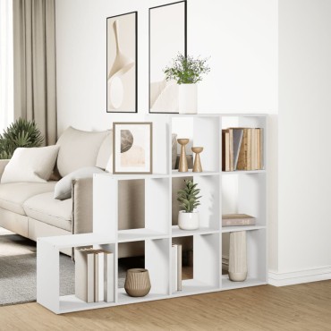 vidaXL Βιβλιοθήκη/Διαχωριστικό Χώρου 3 Επ. 137,5x29x103,5cm Επ. Ξύλο 1 τεμ.