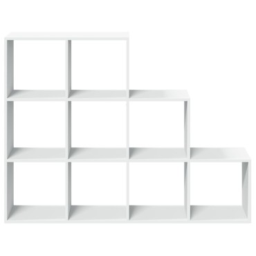 vidaXL Βιβλιοθήκη/Διαχωριστικό Χώρου 3 Επ. 137,5x29x103,5cm Επ. Ξύλο 1 τεμ.