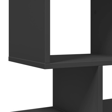 vidaXL Βιβλιοθήκη/Διαχωριστικό Χώρου Μαύρο 92x29x112cm Επεξ. Ξύλο 1 τεμ.