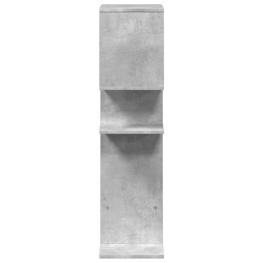 vidaXL Βιβλιοθήκη/Διαχωριστικό Χώρου Γκρι 92x29x112cm Επεξ. Ξύλο 1 τεμ.