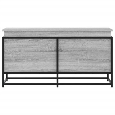 vidaXL Κουτί Αποθήκευσης με Γκρι Sonoma 100x40x51,5 εκ. Επεξ. Ξύλο