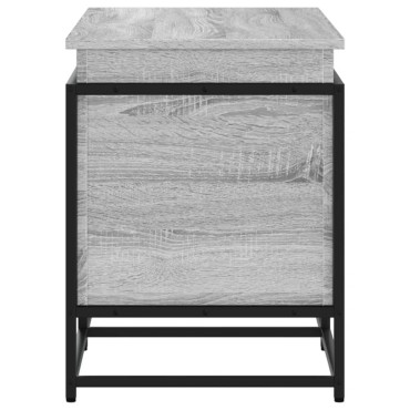 vidaXL Κουτί Αποθήκευσης με Γκρι Sonoma 100x40x51,5 εκ. Επεξ. Ξύλο