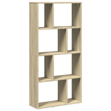 vidaXL Βιβλιοθήκη Sonoma Δρυς 60x20x120cm από Επεξεργασμένο Ξύλο 1 τεμ.