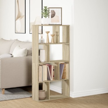 vidaXL Βιβλιοθήκη Sonoma Δρυς 60x20x120cm από Επεξεργασμένο Ξύλο 1 τεμ.