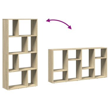 vidaXL Βιβλιοθήκη Sonoma Δρυς 60x20x120cm από Επεξεργασμένο Ξύλο 1 τεμ.