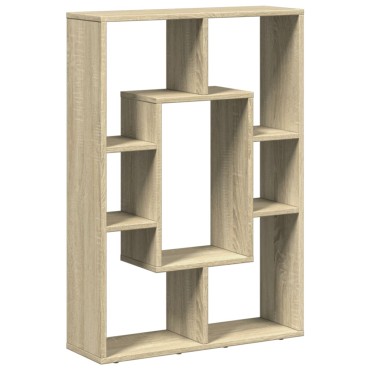 vidaXL Βιβλιοθήκη Sonoma Δρυς 63x20x90cm από Επεξεργασμένο Ξύλο 1 τεμ.