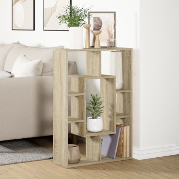 vidaXL Βιβλιοθήκη Sonoma Δρυς 63x20x90cm από Επεξεργασμένο Ξύλο 1 τεμ.