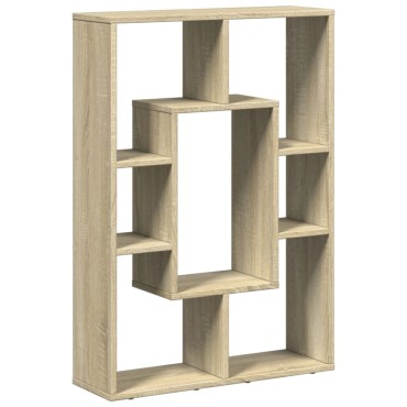 vidaXL Βιβλιοθήκη Sonoma Δρυς 63x20x90cm από Επεξεργασμένο Ξύλο 1 τεμ.