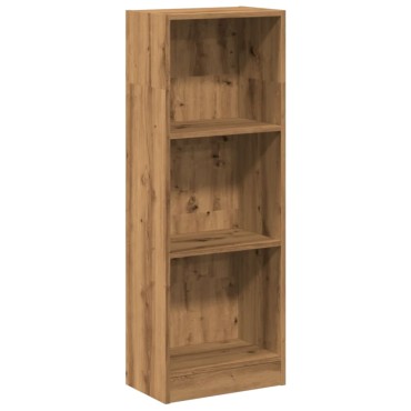vidaXL Βιβλιοθήκη Αρτισιανή Δρυς 40x24x109cm από Επεξεργασμένο Ξύλο 1 τεμ.
