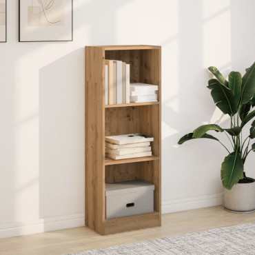 vidaXL Βιβλιοθήκη Αρτισιανή Δρυς 40x24x109cm από Επεξεργασμένο Ξύλο 1 τεμ.