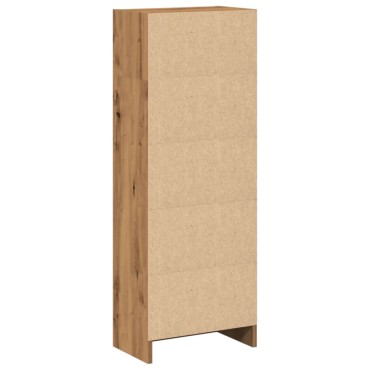 vidaXL Βιβλιοθήκη Αρτισιανή Δρυς 40x24x109cm από Επεξεργασμένο Ξύλο 1 τεμ.