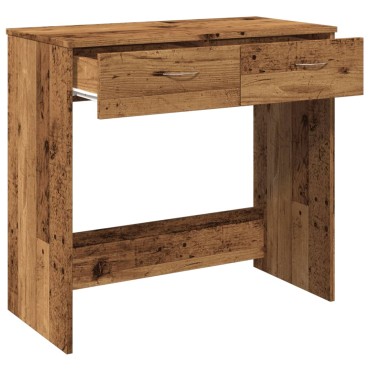 vidaXL Γραφείο Όψη Παλαιού Ξύλου 80x40x75cm από Επεξεργασμένο Ξύλο 1 τεμ.