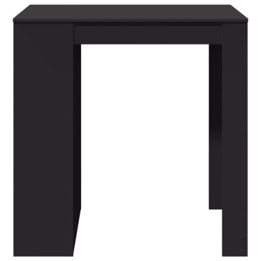 vidaXL Τραπέζι Μπαρ Μαύρο 102x70x103,5cm Επεξεργ. Ξύλο 1 τεμ.