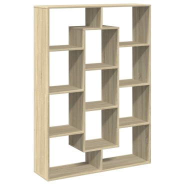 vidaXL Βιβλιοθήκη Χρώμα Sonoma Δρυς 102x29x143cm Επεξεργασμένο Ξύλο 1 τεμ.