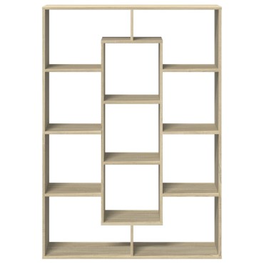 vidaXL Βιβλιοθήκη Χρώμα Sonoma Δρυς 102x29x143cm Επεξεργασμένο Ξύλο 1 τεμ.