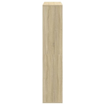 vidaXL Βιβλιοθήκη Χρώμα Sonoma Δρυς 102x29x143cm Επεξεργασμένο Ξύλο 1 τεμ.