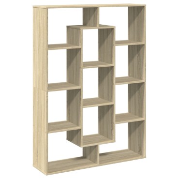 vidaXL Βιβλιοθήκη Χρώμα Sonoma Δρυς 102x29x143cm Επεξεργασμένο Ξύλο 1 τεμ.