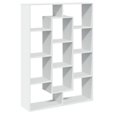 vidaXL Βιβλιοθήκη Λευκή 102x29x143cm από Επεξεργασμένο Ξύλο 1 τεμ.