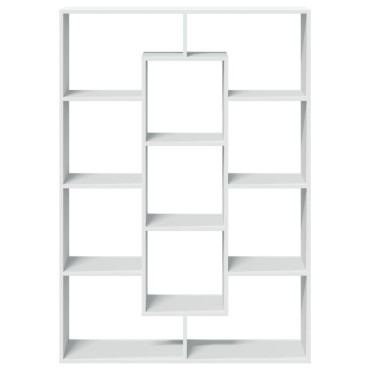 vidaXL Βιβλιοθήκη Λευκή 102x29x143cm από Επεξεργασμένο Ξύλο 1 τεμ.