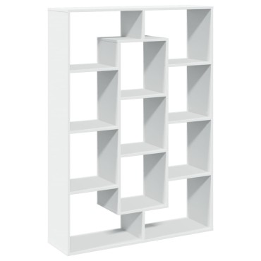 vidaXL Βιβλιοθήκη Λευκή 102x29x143cm από Επεξεργασμένο Ξύλο 1 τεμ.
