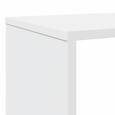 vidaXL Βιβλιοθήκη Λευκή 102x29x143cm από Επεξεργασμένο Ξύλο 1 τεμ.