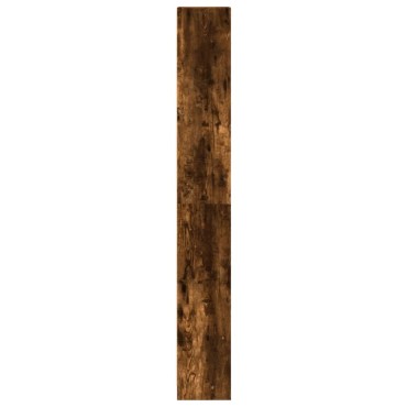 vidaXL Βιβλιοθήκη Καπνιστή Δρυς 40x24x176cm από Επεξεργασμένο Ξύλο 1 τεμ.